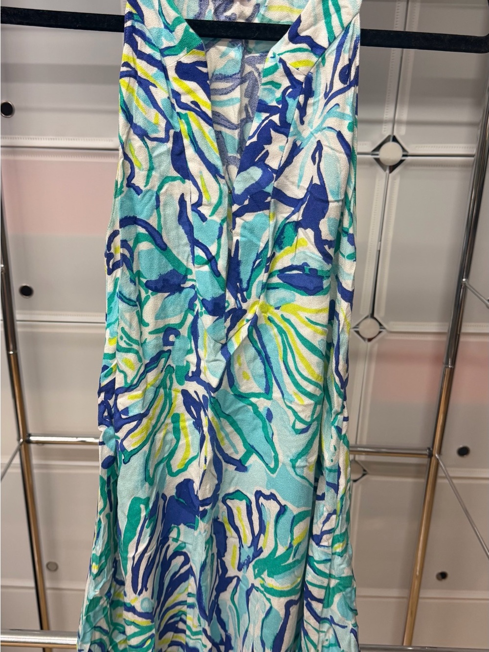 Lilly Pulitzer Achelle Swing Dress in Pool Blue Stay Cool